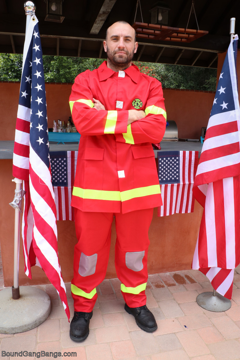 Curly haired slut involved into rough gangb - XXX Dessert - Picture 1