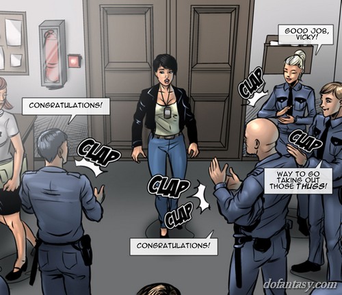 Lady officer celebrated for her - BDSM Art Collection - Pic 2