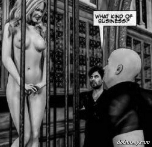 Hotties naked, caged and on full - BDSM Art Collection - Pic 3