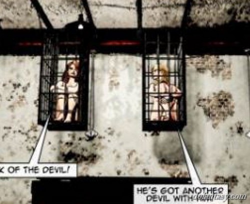 Hot slaves are caged and ogled by rich - BDSM Art Collection - Pic 2