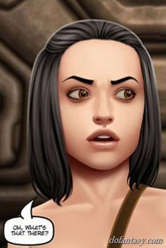 Naked brunette investigates an - BDSM Art Collection - Pic 1
