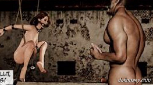 Chesty slave endures Dom’s - BDSM Art Collection - Pic 2