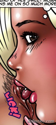 Brunette loves blonde’s tongue on - BDSM Art Collection - Pic 2