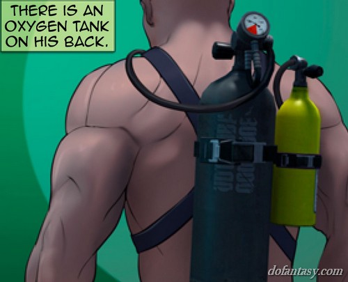 Kinky oxygen plan for slave underwater. - BDSM Art Collection - Pic 1