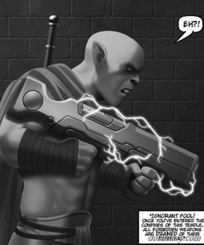 Elf guy prepares to fight powerful - BDSM Art Collection - Pic 3