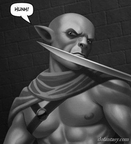Brute and elf do battle with a naked - BDSM Art Collection - Pic 4