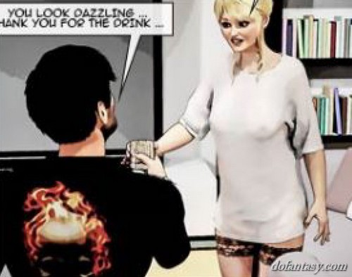 Cad makes a MILF obey his demands. - BDSM Art Collection - Pic 1