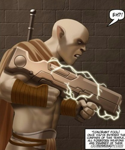 Elf guy prepares to fight powerful - BDSM Art Collection - Pic 3