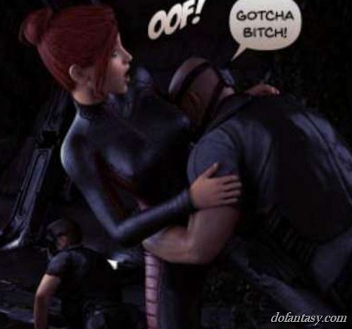 Redhead diversionist fought and caught - BDSM Art Collection - Pic 1