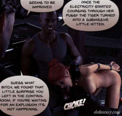 Cute ginger chick bound and deep - BDSM Art Collection - Pic 1