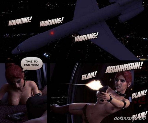 Brave redhead spy shoot malefactors in - BDSM Art Collection - Pic 3