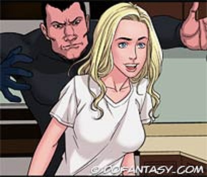 Sexy boobs blonde slave humiliated at - BDSM Art Collection - Pic 1