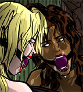 Busty sexy blonde gagged and pounded - BDSM Art Collection - Pic 3