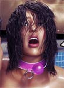 Sexy brunette slave tied and tormented - BDSM Art Collection - Pic 3