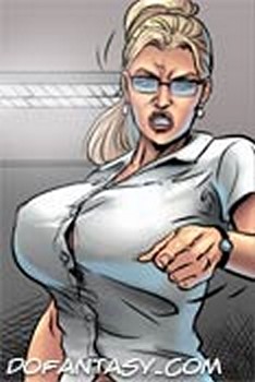 Wet pussy secretary get pleasure with a - BDSM Art Collection - Pic 1
