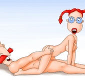 Nude cartoon. Kinky toon cuties.