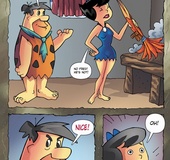 Cartoon sex comics. Flintstones adultery.