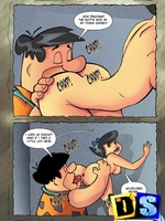 Cartoon sex comics. Flintstones adultery.
