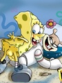 Cartoon sex. SpongeBob hunts pussy. - Picture 1