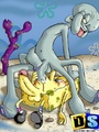 Cartoon sex. SpongeBob hunts pussy. - Picture 7