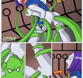 Cartoon sex comics. Alien sex invasion.