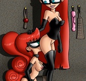Free toon porn. Orgy with Johnny Test.