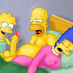 Porn cartoons. The Simpsons in heat. - Picture 1