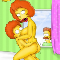 Porn cartoons. The Simpsons in heat. - Picture 3