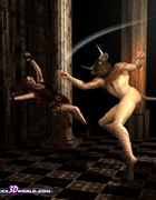 3d cartoon sex. Magic knife.