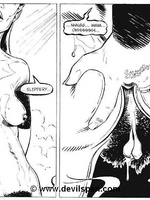 Toon sex comics. Woman gets tied up and toy fucked. - Picture 2