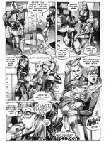 Sex comics. Two girls and two cocks. - Picture 3