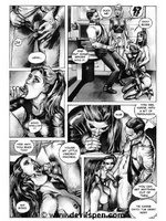 Sex comics. Two girls and two cocks. - Picture 11