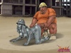 Sex toons. Slave bitch turned into a sex statue.