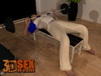 3d cartoon sex. They had met in a gym, so working out - Picture 1