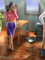 Sexcartoon. Guy worships two mistresses' - Picture 6