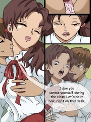 Anime sex. Two cracking anime dolls seduced and - Picture 7