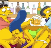 Cartoonporn. Simpsons try hardcore.