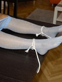 Panty hose sex. Duo bondage. - Picture 13