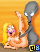 Blonde cartoon mom is always ready for fuck.