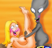 Blonde cartoon mom is always ready for fuck.