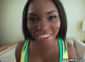 Ebony porn. He began wit the tip and end - XXX Dessert - Picture 1