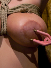 Humiliation. Gorgeous slave tits teased and - Unique Bondage - Pic 5