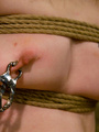 Bondage porn. Hot Naked slave slut fucks - Picture 1