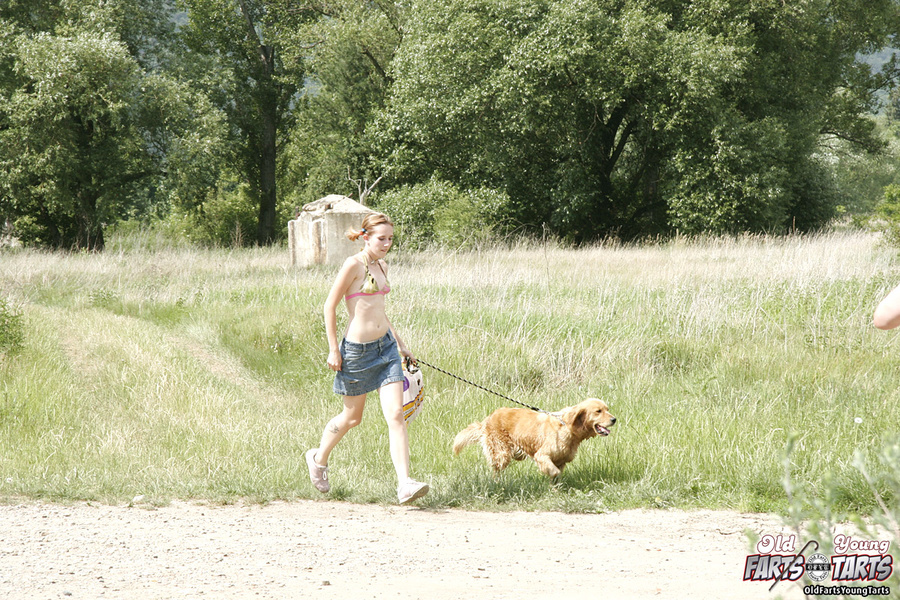 Young &amp; old. Brunette teen rewards horn - XXX Dessert - Picture 1