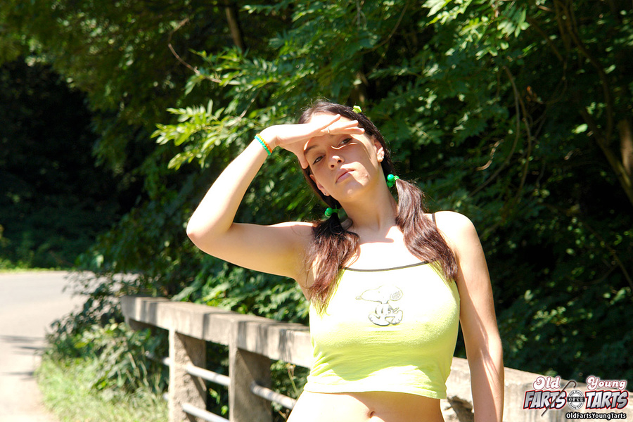 Old having sex with young. Busty teenie gir - XXX Dessert - Picture 1