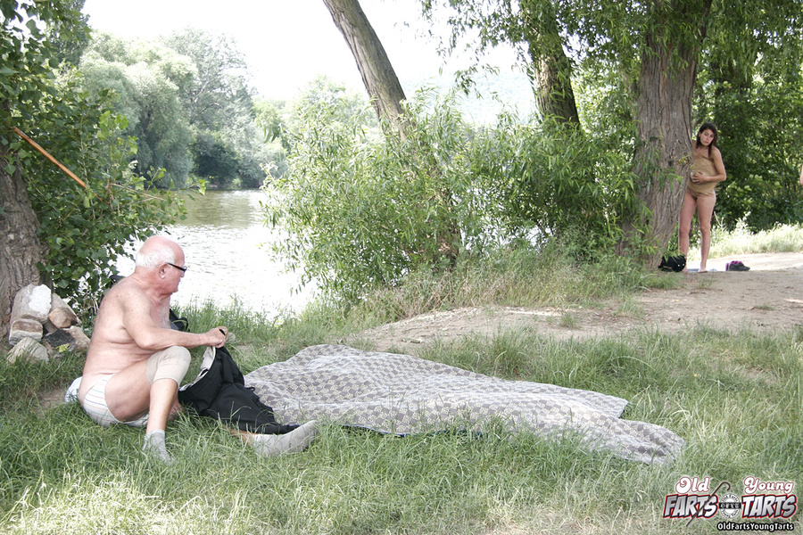 Teen girls. Horny old man follows sexy teen - XXX Dessert - Picture 7