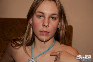 Young old sex. Teenager helping a sick s - Picture 13