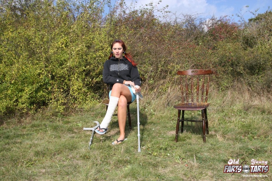 Xxx young. Brunette teenie girlie enjoys a  - XXX Dessert - Picture 1