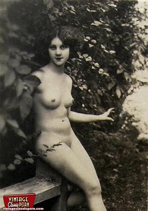 Classic pussy. Naughty vintage ladies po - Picture 6