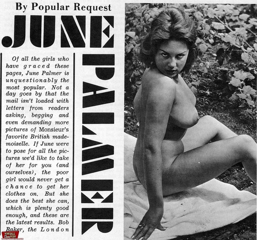 Hairy xxx. Voluptuous vintage sixties model - XXX Dessert - Picture 1